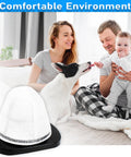 2030 Vacuum Filter Pack For 2030B 2030J 2030K 2030L 2030U 3346 And 3346W next to family with baby and dog in living room