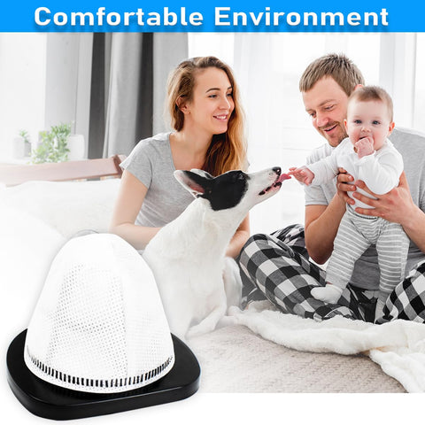 2030 Vacuum Filter Pack For 2030B 2030J 2030K 2030L 2030U 3346 And 3346W next to family with baby and dog in living room