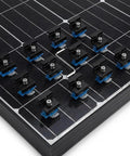 12 Pack Black Aluminum Solar Panel End Clamps For Standard Unistrut 30mm And 35mm Mounting Brackets With Hardware