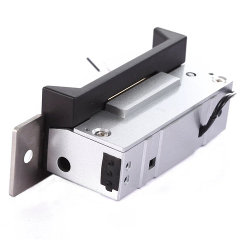 Heavy Duty Electric Strike Lock For Door Access Control Systems, Fail-Secure If Power Drops, 4-27/32 Inch Faceplate, side view