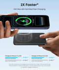 Slick Ultra Slim Magnetic Power Bank Featuring 5000mAh Capacity Designed As The Perfect Daily Carry Essential charging iPhone with 15W power.