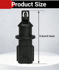 Top Shelf Intake Air Temperature Sensor Iat No Sweat Install, black, 5.3cm/2.1inch, measures air density for fuel adjustment.