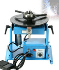 Solid Rotary Welding Positioner Workhorse with 20w motor, 18cm table for 65mm 80mm chucks and foot pedal for speed control.