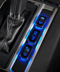 Seven Pin DPDT Rocker Switch With Blue Jumpers On Off On Dual Load Control 20A 12V DC And 10A 24V DC Rated Easy Install