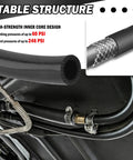 Silicone Radiator Heater Hose 5/8 Or 3/4 Inch ID 9.84 Ft Cuttable Flexible Coolant Water Air Transfer Hose With 246 PSI Burst Pressure