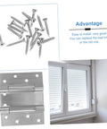 heavy duty spring-loaded door hinges with screws for easy installation