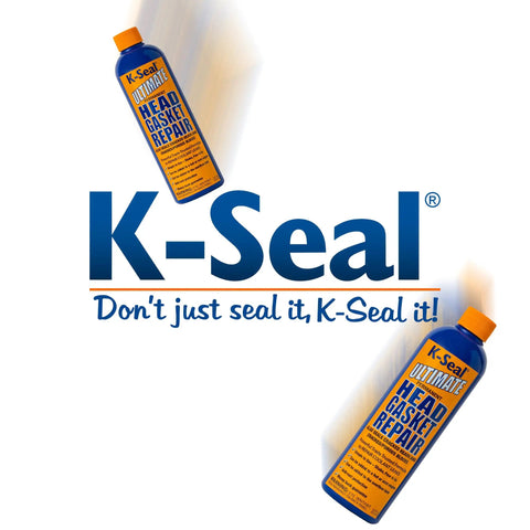 Ultimate Head Gasket And Block Repair Sealant For Cars Stops Coolant Leaks Permanently Seals Blown Gaskets Cracked Heads And Porous Engine Blocks 472ML bottle with K-Seal branding