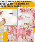 Pro Grade Balloon Arch Kit With Heavy Duty Clips And All In One Accessories For Backdrops And Parties, Easy Setup For DIY Photoshoots