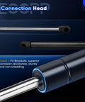 Connection head detail of Rear Hatch Lift Supports Struts Gas Springs Shocks For VW Type 1 Beetle 1998 To 2010 Set Of 2
