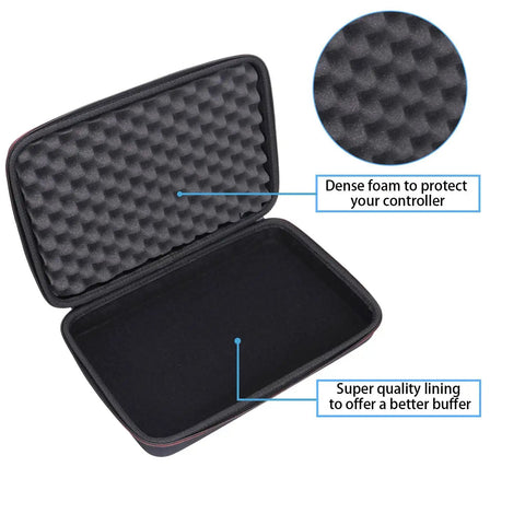 Durable EVA Hard Case For Akai MPK Mini MK3 And MPK Mini Play MK3 25 Key USB MIDI Keyboard Controller open showing dense foam interior