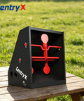 Airgun Ready Trap Target Pellet Collector with resetting target includes 20 paper targets 7x9 inches and 3 spinner targets