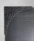 Heavy Duty Corner Guards For Furniture And Office Desks Zinc Alloy Edge Protectors Anti Rust Table Bumpers Built Tough Kickproof Hardware Covers With Screws Four Pack on black tabletop corner.