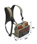 Lightweight Fly Fishing Chest Pack For Men And Women With Tackle Box Storage And Fly Box Pockets Grab And Go Chest Worn Gear