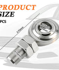3/4 Inch Heim Joint Steering Shaft Kit With Right Hand Male Thread And 2 Nuts Beefed Up Heavy Duty Steel Rod End For Steering Systems Precision 0.75 Inch Bore Durable Off Road Car Accessory For Trucks And SUVs, metal joint with 0.75-inch bore and 3/4-16 RH thread