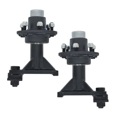 Top Shelf Two Piece Idler Hub Spindle Kit With 6 By 5.5 Bolt Pattern featuring durable spindles and hub for heavy-duty applications.