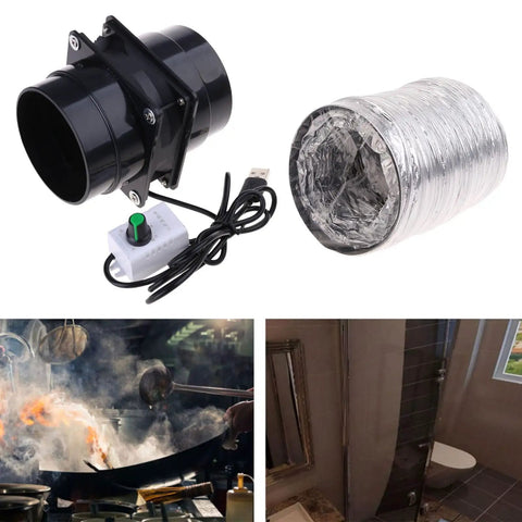 Pro Grade Solder Absorbers With Exhaust Fan And Flexible One Third To Six Meter Pipe For A Safe Clean Workshop USB Powered