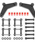 Beefed Up Heavy Duty Tandem Axle Trailer Suspension Shackle Kit For Double Eye Springs with bolts and bushings