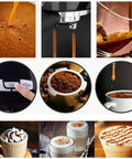 Semi Automatic Espresso Machine For Home And Small Cafe Italian Style Electric Coffee Maker brewing coffee with 1200ml detachable water tank and steam wand