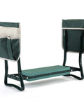 Garden Kneeler And Seat Foldable Stool With Thick EVA Pad And Dual Tool Pouches Converts To A Comfortable Garden Bench Portable Lightweight And Versatile For Raking Weeding And Planting Gift For Family And Garden Lovers Green.
