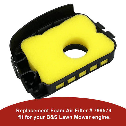 Three Pack Replacement Foam Air Cleaner Filter For Lawn Mower Air Filters Keeps Your Engine Running Clean And Strong