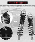 Beefy 4Pcs Aluminum Front And Rear 1:10 RC Shock Set, Drop In Replacement For AR330550 AR330551, Pre Oiled And Ready To Roll