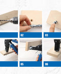 Heavy Duty Wall Anchors Setting Tool For Molly Bolts And Hollow Wall Anchors with steps to install in drywall or plasterboard
