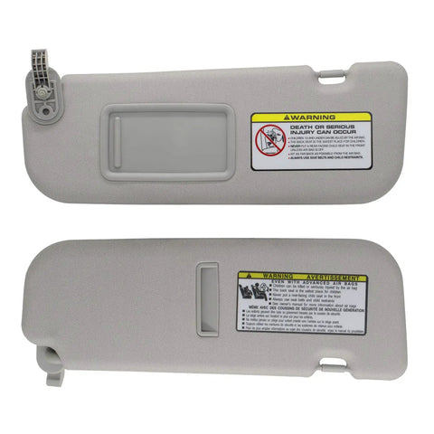 Hyundai Elantra Driver Side Sun Visor Replacement 2011 2012 2013 2014 2015 Gray Direct Fit Replaces 852103X000TX Not OEM