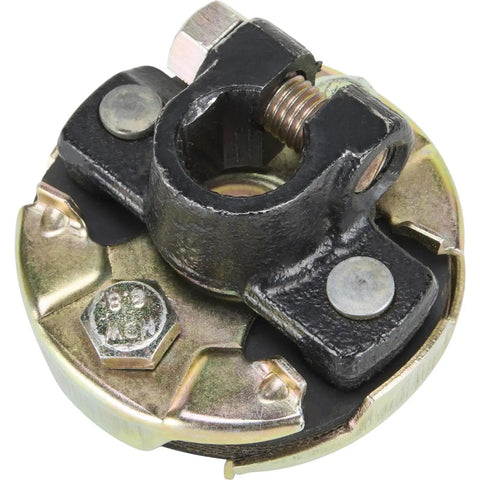 OE Grade Steering Coupling Assembly For Cars And Trucks With OE Quality Materials For Strength And Durability, Corrosion And Vibration Resistant Construction, Includes Bolts Nuts And Washers For Easy Installation No Fuss steering coupling close-up with bolts and washers