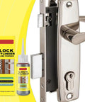Lock Cylinder Lubricant Powder for Dry Key Operation and Jam Prevention, Powder Key Lubricant for Locks, Easy Lock Maintenance Tool, 8g Pack