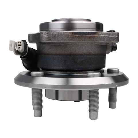 Rear Wheel Hub And Bearing Assembly 512358 For 2007 2009 Pontiac Torrent, 2012 2015 Chevy Captiva Sport, 5 lug, side view