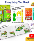 Hands On DIY Mini Golf STEM Kit For Kids Ages Six To Twelve Build A 10 Hole Course With A Mechanical Golfer Windmill Pop Up Trees Shots Counter And Champion Trophy No Tools Needed Screen Free Fun That Teaches Real Engineering, parts and manual