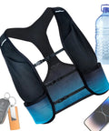 Ultra Lightweight 3L Hydration Vest For Hiking And Trail Running On The Go Leakproof Water Backpack, bottle, phone, and keys