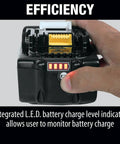 18V LXT Lithium-Ion Battery with LED Charge Level Indicator