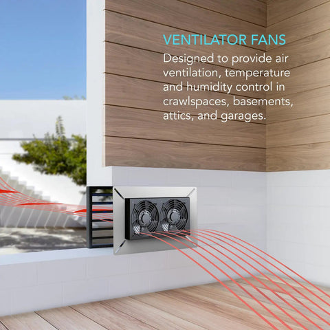 AirTitan T3 6 Inch Exhaust Vent Fan with WiFi Temperature Humidity Controller in a modern home setup
