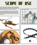 All In One DIY Jewelry Making Kit With 701 Pcs Ribbon End Clips And Pliers 24 Iron Fold Over Pinch Crimp Ends Leather Clamps And Findings