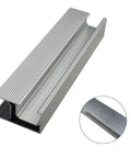 20cm Aluminum Solar Panel Mounting Rail Bracket for PV Module Installations, Lightweight Erosion Resistant Track System detailed view