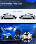 Front Wheel Hub Bearing Assembly 513296 With ABS For Infiniti JX35 2013, QX50 2019, QX60 2014 installation guide with car diagram and hub image
