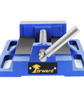 4 Inch Drill Press Vise For Your Home Shop Portable Bench Vise With Slotted Base Rugged Beefy Cast Iron Build 4 Inch Jaw