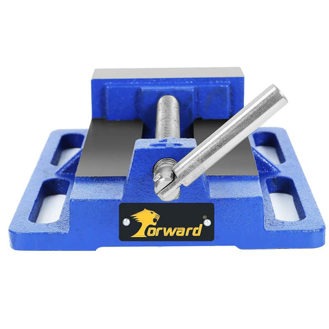 4 Inch Drill Press Vise For Your Home Shop Portable Bench Vise With Slotted Base Rugged Beefy Cast Iron Build 4 Inch Jaw