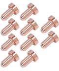 Pack of 10 brass nozzles for plasma cutting, model 9 8211 Brass Plasma Cutting Torch Nozzle For SL60 SL100 60A Replacement Pro Grade Brass Tip