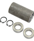 Beefed Up Metal Steering Wheel Bearing Kit Upgrade For Kart Tricycle ATV Durable Bearing Set For Smooth Off Road Racing Precise Fit And Long Lasting Reliability, including two bearings and metal holder.