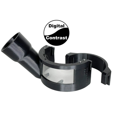 Hose Adapter For Cordless Routers With Large Window, Easy Slide On Install, 3D Printed In USA By Small Biz, Fits DeWalt DCW600