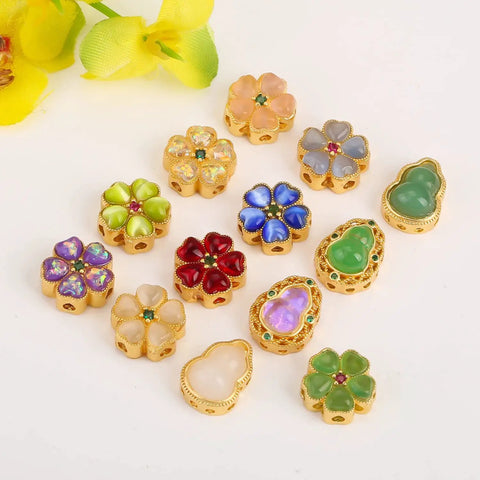 Killer Antique Gold Inlay Beads For Straight Fire Diy Jewelry Crafting With Vintage Vibe Perfect For Bracelets Necklaces Keychains And Custom Accessory Projects