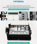 All-In-One Replacement Parts Kit For AI Series Robot Vacuums With Main Brush, HEPA Filter, Foam Filter, And Side Brush base post-motor filter