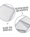 Self Adhesive Window Screen Repair Patch Kit For Quick Coverage And Strong Adhesion No Fuss Easy Stick On Patches close-up view
