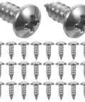 Self Tapping Wood Screws Pan Head Drive Screws Stainless Steel 100 Pcs Heavy Duty for DIY Projects and Furniture Assembly
