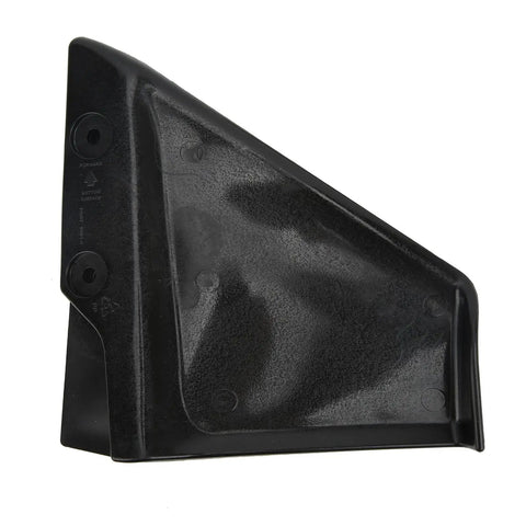 Outboard Hydrofoil Stabilizer Set For Boats ABS Black, Boosts Stability And Steering, angled side view