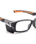 Leaded Radiation Safety Glasses With SF-6 HT Lenses, 0.75mm Pb Equivalency, Rubberized Nose Pads, Removable 0.50mm Pb Side Shields, TR-90 Frame