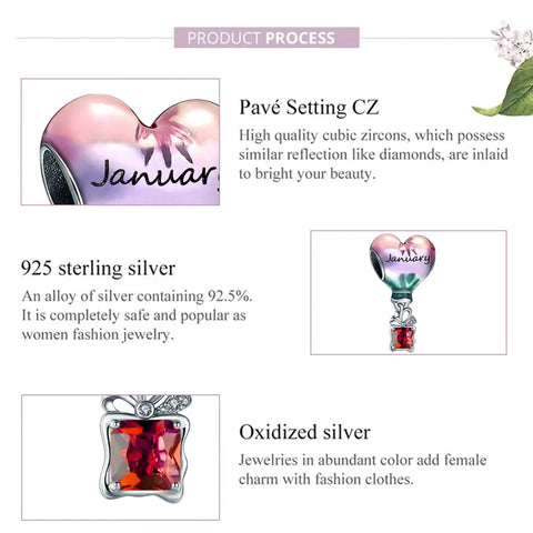Hot Air Balloon Birthstone Charm For Bracelets In Sterling Silver Ideal Gift For Women July Birthstone Jewelry Fun Birthday Charm To Show Off Personal Style And Make A Totally Sweet Keepsake Accessory, showing pavé setting CZ and oxidized silver charm details.