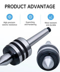 MT5 Live Center For CNC Wood And Metal Lathe, 60 Degree Morse Taper, 5MT Shank, durable medium duty tailstock center with steel body